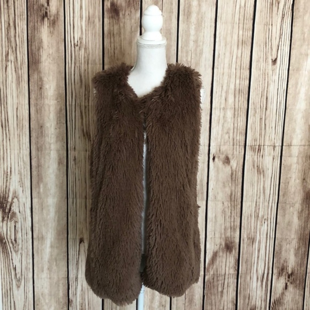 Betsey Johnson Faux Fur Vest